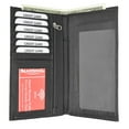 thumbnail image 1 of RFID Blocking Soft Leather Sim Checkbook Organizer ID Credit Card Holder Wallet RFID P 853 (C), 1 of 9