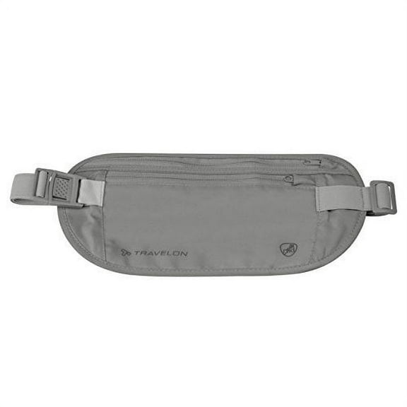 RFID Blocking Undergarment Waist Pouch-Gray RFID Blocking Undergarment Waist Pouch