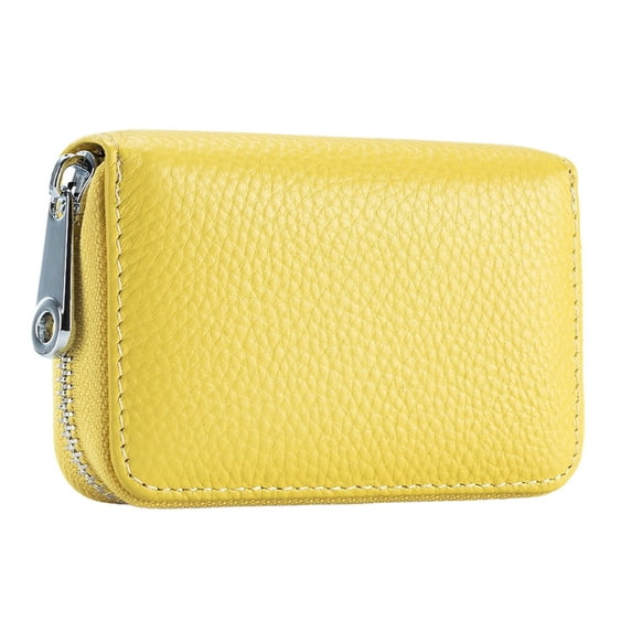 RFID Blocking Wallet For Women, Card Case Holder, Secure Travel Purse Slim Credit Card Protector (H)