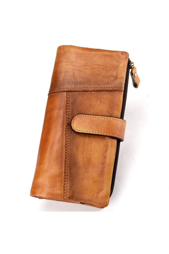 RFID Blocking Wallets for Women Leather Long Ladies Wallet Slim Bifold Large Capacity with Zipper Pocket