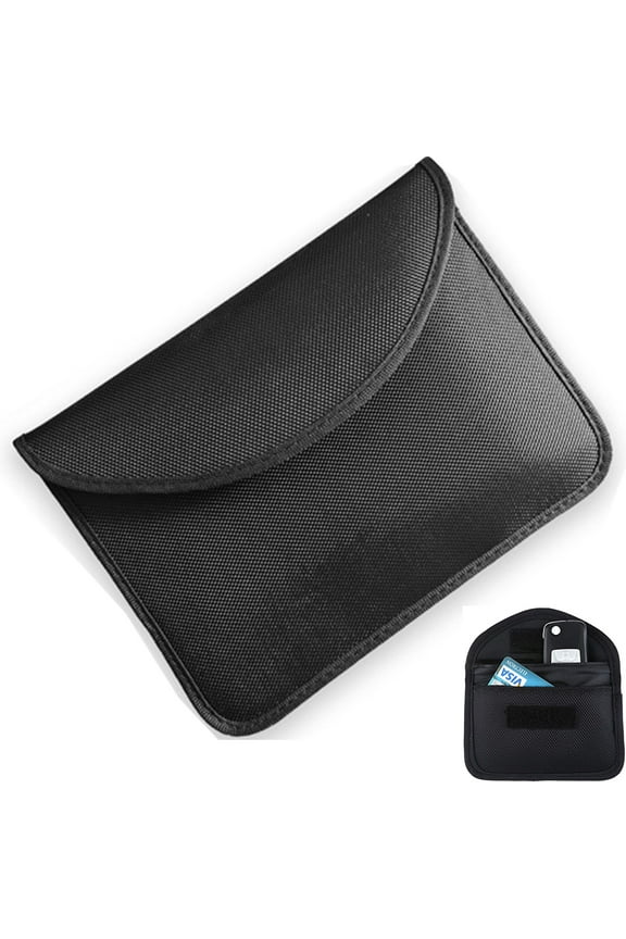 RFID Card Protector, Faraday Bags For Cell Phone And Car Key Fob, Privacy Protection, Anti Hacking, Universal Compatibility