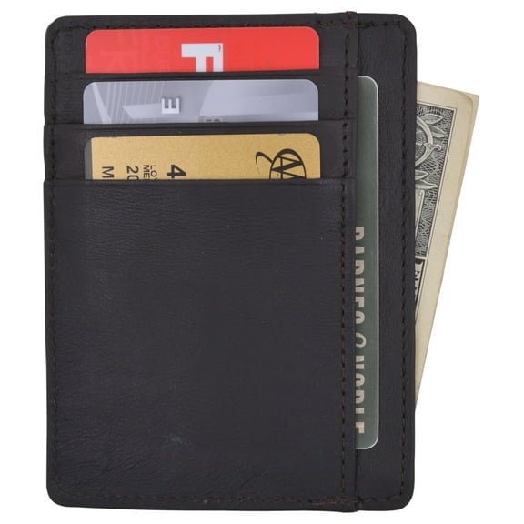 RFID Credit Card Holder Minimalist Card Cases & Money Organizers Front Pocket Wallet for Men & Women
