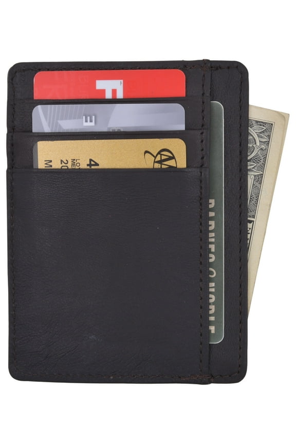 RFID Credit Card Holder Minimalist Card Cases & Money Organizers Front Pocket Wallet for Men & Women