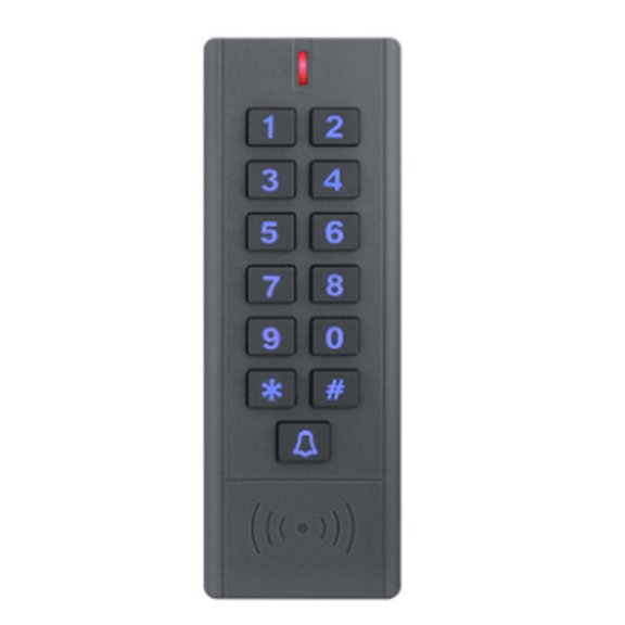 RFID Keypad 125Khz Access Control Proximity Entry Door Controller Waterproof 1000 User DC 12V-24V