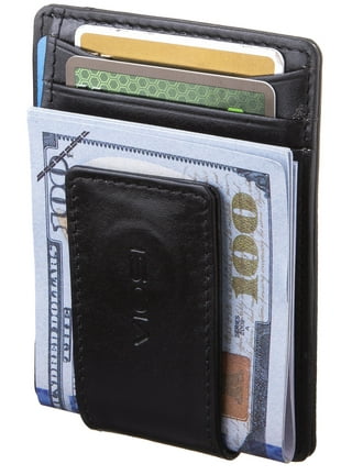 Claasico Cell Phone Wallet with Magnetic Phone Stand - Phone Cardholder Securely Holds Phone for Landscape or Portrait Mode/with Car Air Vent