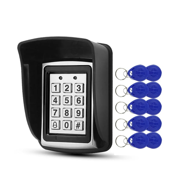 RFID Metal Access Control Keypad Waterproof Rainproof Cover Outdoor Door Opener Electronic Lock ,Keyless Entry Deadbolt