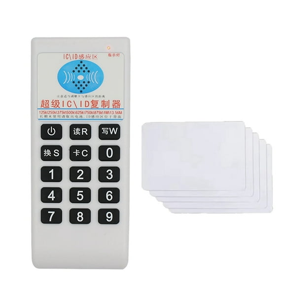 RFID NFC IC Card Reader & Writer+5XUID Card 125Khz-13.56MHZ Duplicator RFID Smart Card y6024