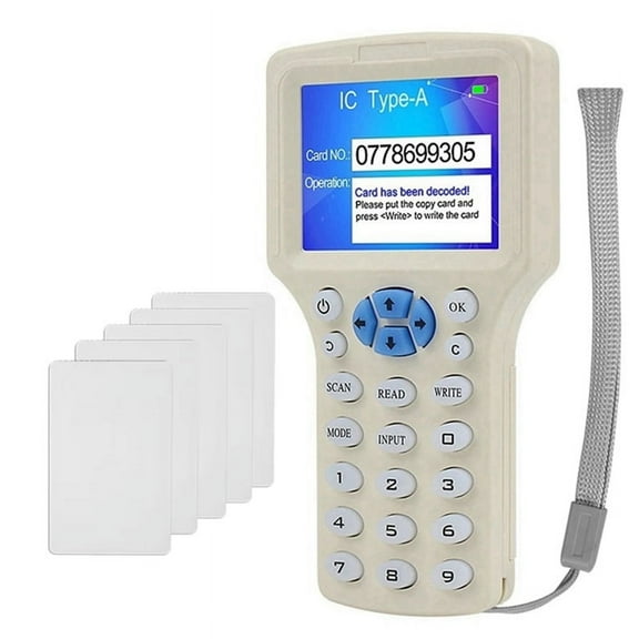 RFID NFC Smart Card Reader+5XCUID Card RFID Duplicator 125K 13.56MHz IC/ID Key Writer y1312
