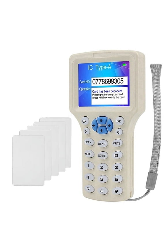 RFID NFC Smart Card Reader+5XCUID Card RFID Duplicator 125K 13.56MHz IC/ID Key Writer y1312