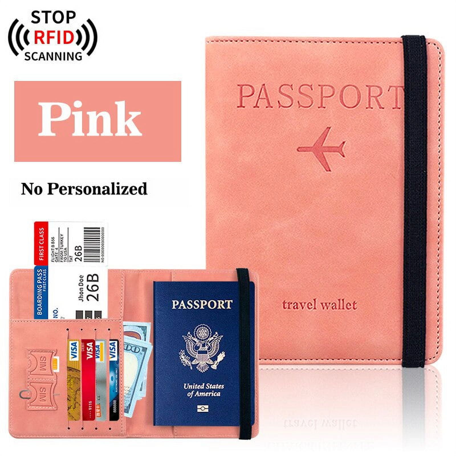 RFID Passport Cover Travel Wallet Functional Document Business Elastic ...