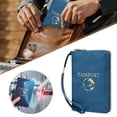 thumbnail image 1 of RFID Passport Holder for Travel, RFID Passport Wallet, Family Passport Holder, Passport Holder for Travel Women, Travel Passport Wallet with Zipper, Multi Functional Passport Wallet 1Pcs, 1 of 9