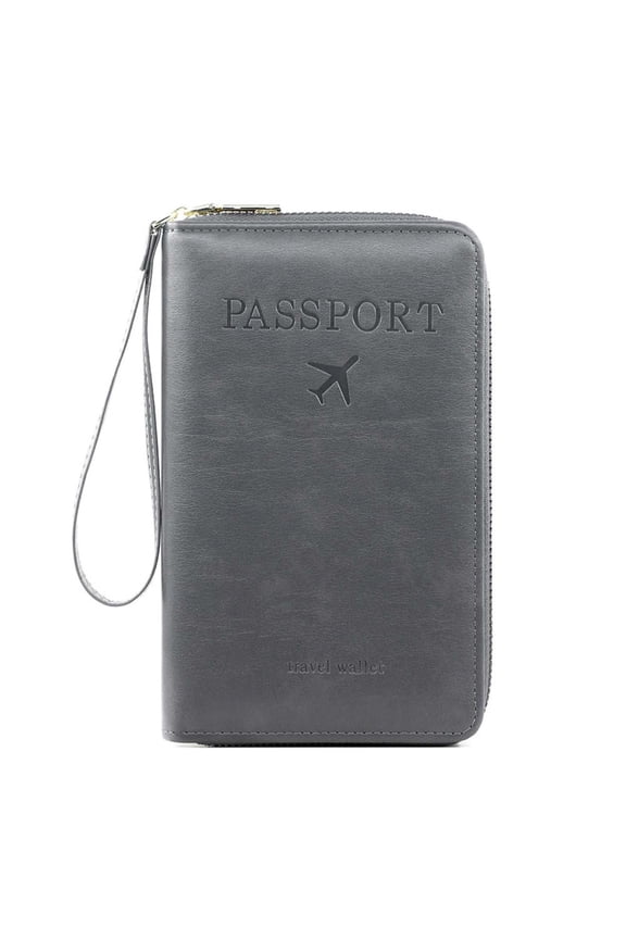 RFID Passport Wallet and Phone Organizer, Travel Wallet with Multiple Compartments, Compact, Tear-Resistant, Water-Repellent, Secure Storage for Passport, Cards, Cash, and Travel Essentials