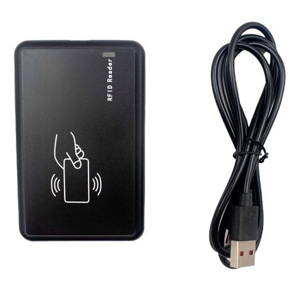 RFID Reader Writer 915M Plug & Play USB Scanner, Portable Long-Range RFID Inventory Scanner, Handheld UHF Tag Reader