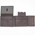 thumbnail image 1 of Men’s Leather Bifold Wallet with Velcro Key Holder Closure for Him, 1 of 6