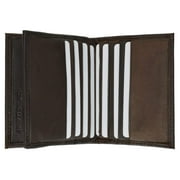 RFID Security Block Safe Leather Credit Card ID Business Card Center Flap Wallet RFID 74 C