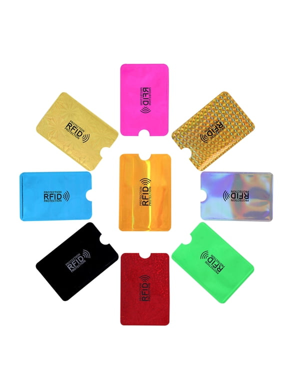 RFID Shielding Sleeve For Credit Card, Debit Card Identity Theft Protection Business with Tabs