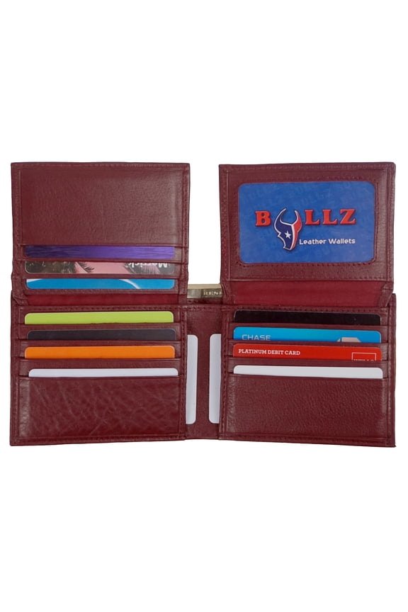 RFID Signal Blocking Theft Protection Leather Large Thick Security Mens Wallet