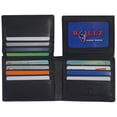 thumbnail image 1 of RFID Signal Blocking Theft Protection Leather Large Thick Security Mens Wallet, 1 of 5
