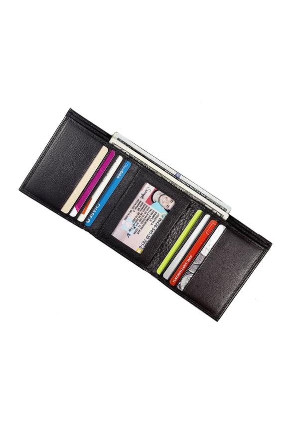 RFID Signal Blocking Trifold Mens Wallet By Texan Bull