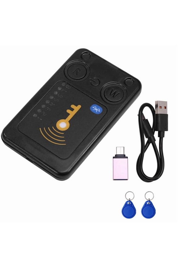 RFID Smart Chip Reader ISO14443 Key Detection EM125KHZ IC 13.56Mhz Badge Decode RFID Emulator with Clone Card Support