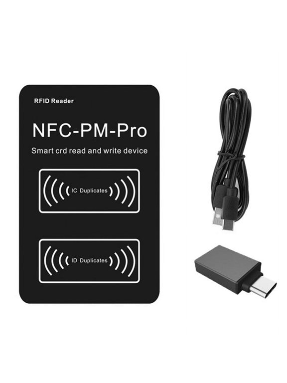 RFID Smart Chip Reader PM PRO Decoder NFC Key Copier ID IC Tag Clone 13.56Mhz 125Khz Badge Write Token Clone Card