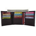 thumbnail image 1 of RFID Trifold Premium Leather Mens Card Holder Wallet W/ Outside ID Window, 1 of 24