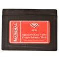 thumbnail image 1 of RFID Wallet Mens Slim Leather RFID Blocking Front Pocket Wallet Thin Card Holder RFID P 370 (C), 1 of 9