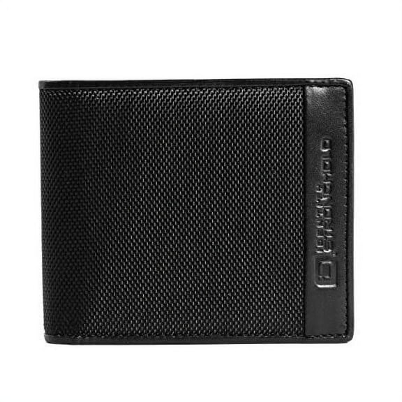 RFID Wallet Slim 7 Slot Bifold With ID by Identity Stronghold - RFID Blocking Wallets for Men - Black