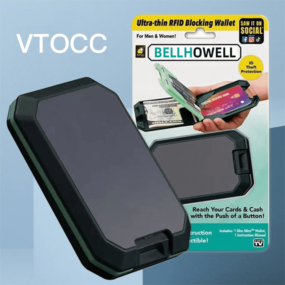 Ogon Designs Aluminium Wallet Large Capacity With Metal Lock Rfid Protection Against Fraud And Demagnetization Smart Case Oslo Large Model