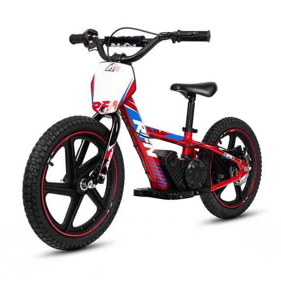 RFZ 24V Electric Dirt Bike for Kids Peak 400W Electric Off-Road Motorcycle with Spring Suspension and Disc Brake for Age 6-14
