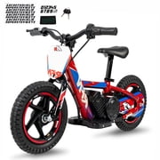 RFN DNA 12 Kids Electric Dirt Bike, 170W Motor, 2-Speed Modes, 12-In Off-Road Tires, Lightweight Balance Bike for Ages 3+.Free Stickers