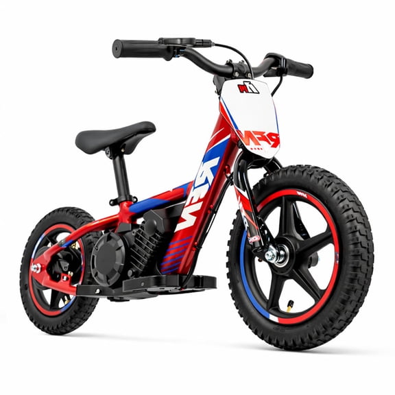 RFN DNA 12 Electric Dirt Bike for Toddlers & Kids, 24V 100W Motor with 170W Peak, Kids Balance Bike, 8 MPH Max Speed, 2.6Ah Removable Battery, 12" Off-Road Tires, Ages 3-6