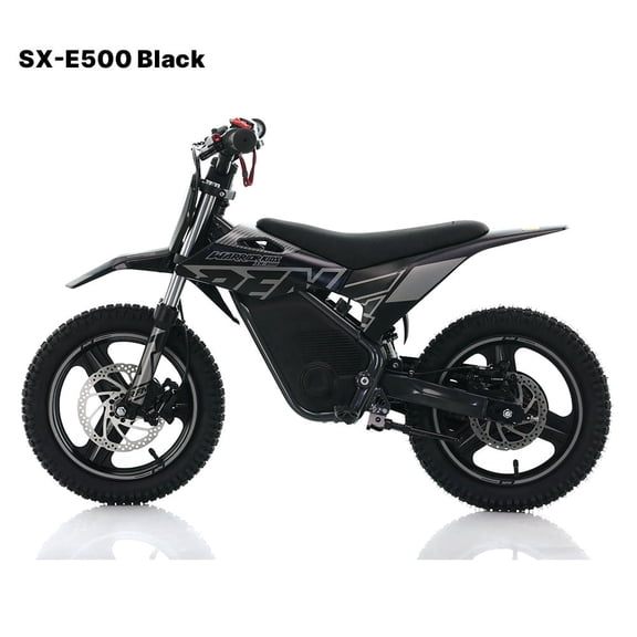 RFN Electric Dirt Bike,Max 700W & 7.5Ah Removable battery with fast, max 22mph 3 speed Hydraulic Brakes Electric bike for kids 4–8 (Black)