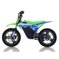 thumbnail image 1 of RFN Electric Dirt Bike,Max 700W & 7.5Ah Removable battery with fast, max 22mph 3 speed Hydraulic Brakes Electric bike for kids 4–8 (Green), 1 of 5