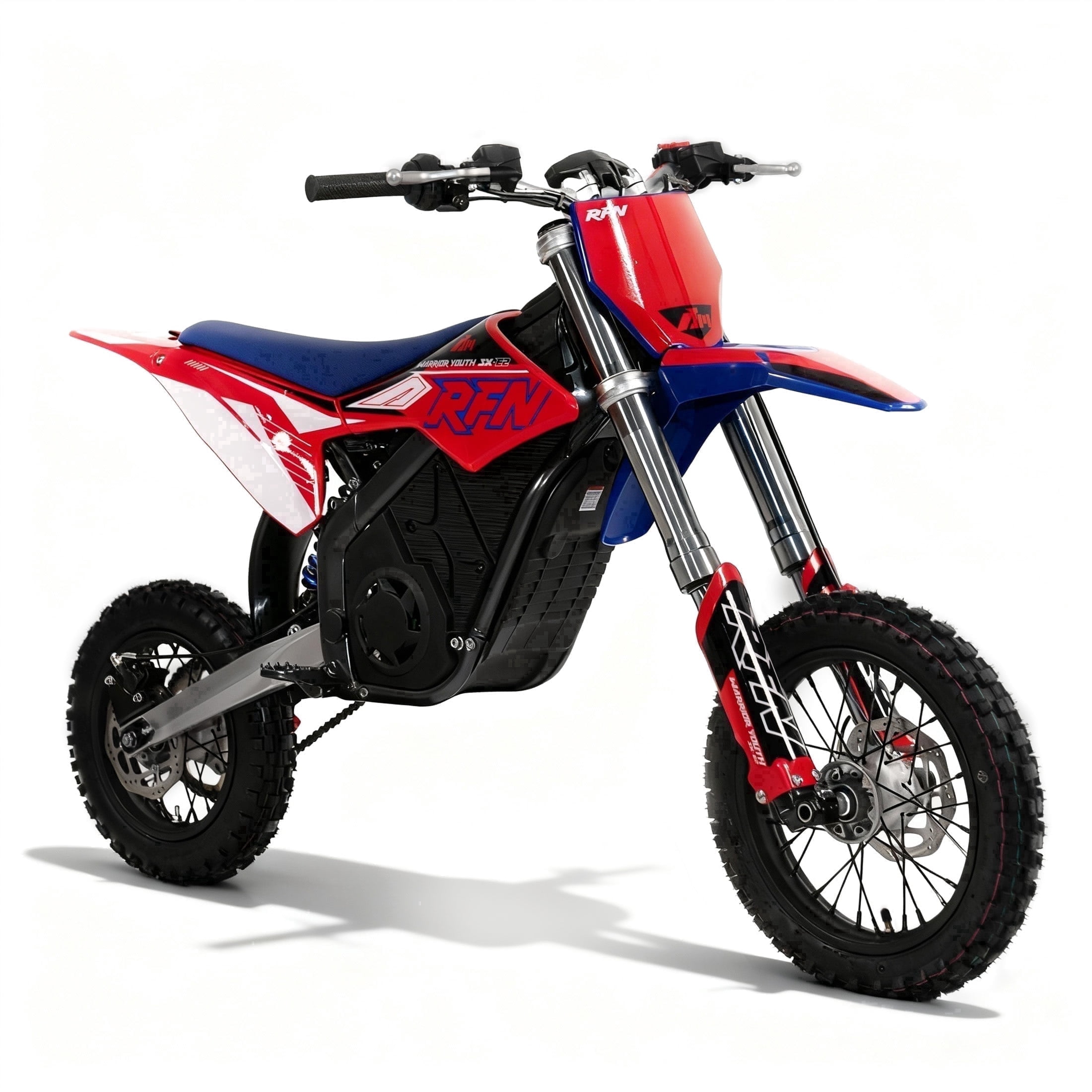 RFN Electric Dirt Bike Peak 2000W 48V 15Ah Electric off-Road Motorcycle Teens & Adults, Max 30MPH & 22Nm Torque Mountain Dirt Bike for Age 12+