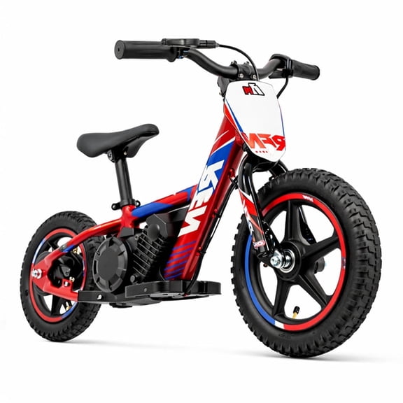 RFN DNA 12 Electric Dirt Bike for Toddlers & Kids, 24V 100W Motor with 170W Peak, Kids Balance Bike, 8 MPH Max Speed, 2.6Ah Removable Battery, 12" Off-Road Tires, Ages 3-6