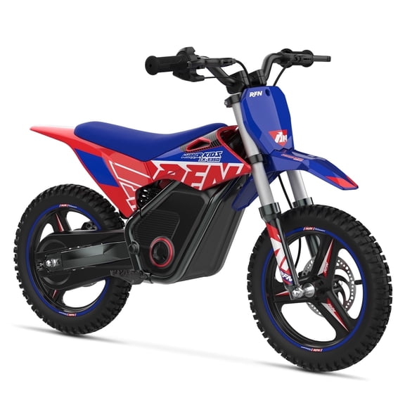 RFN SX-E350 Kids Electric Dirt Bike 36V 500W, 3 Speed Modes, Max Speed 18.6 mph, 11.2 Mile Range, Off-Road Electric Ebike for Kids Ages 4–8