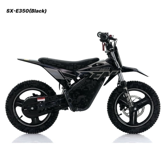 RFN E350 Kids Electric Bike,350W Motor & 36V 5Ah Battery.14" Tires, Dual disc brakes,18.6 MPH With 14 Mile Ranges,Suit Age 3-8,Black