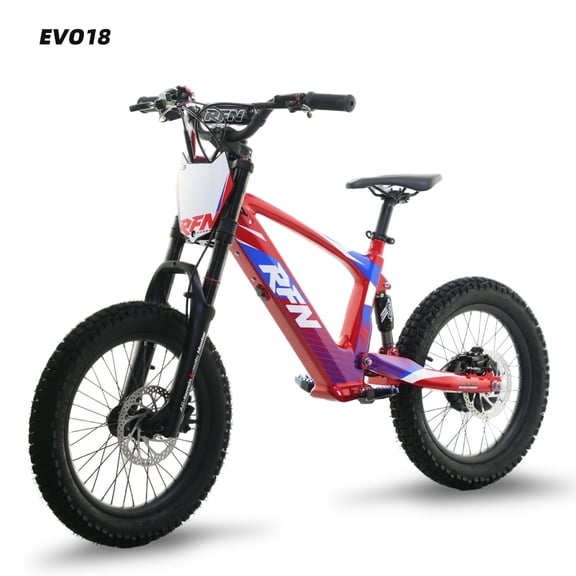 RFN Electric Dirt Bike & Jump Bike - 36V 3-Speed Lightweight Aluminum Frame, Dual Hydraulic Disc Brakes, 18.6 mph Max, 9.3-Mile Range