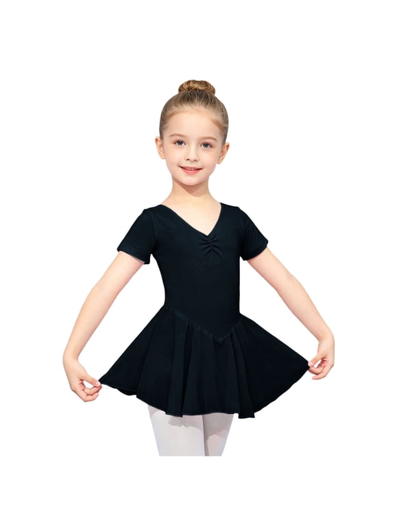 Girls' Ballet Leotard Dress for Dance Practice