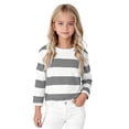 thumbnail image 1 of RFQWOVSR Girls' Long Sleeve Tee Crew Neck Slim Fit Soft Blend, 1 of 5