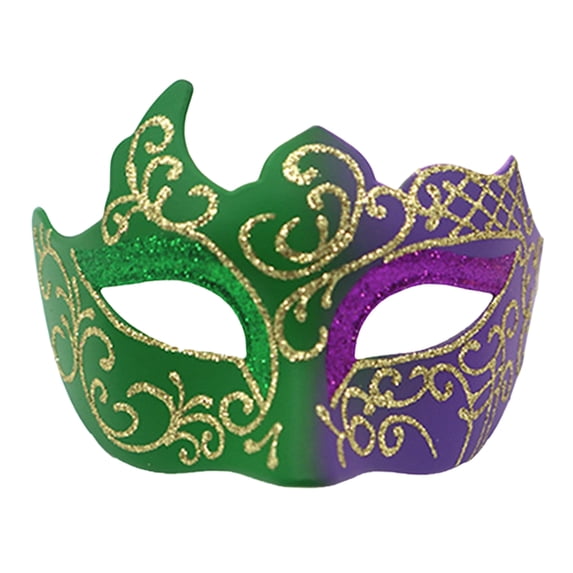RFQWOVSR Half Face Cover with Pattern Design for Party and Festive Events