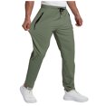 thumbnail image 1 of RFQWOVSR Men's Lightweight Quick Dry Athletic Joggers Elastic Breathable Running Workout Sweatpants with Zipper Pockets L, 1 of 4