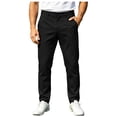 thumbnail image 1 of RFQWOVSR Men's Solid Color Elastic Business Formal Casual Long Pants Wrinkle Resistant Work Commute Trousers 42, 1 of 5