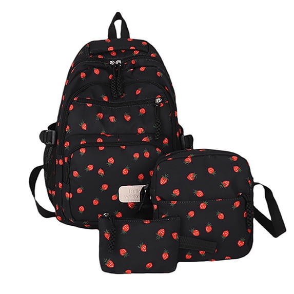 RFQWOVSR Stylish 3-Piece Backpack Set for College and Travel