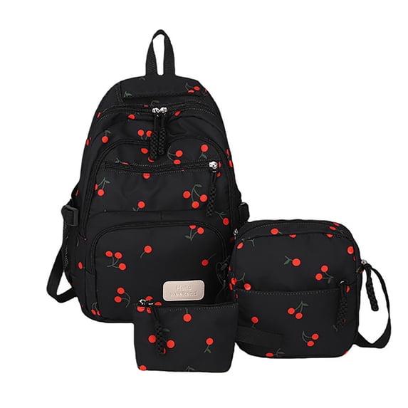 RFQWOVSR Stylish 3-Piece Backpack Set for College and Travel