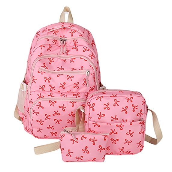 RFQWOVSR Stylish 3-Piece Backpack Set for College and Travel