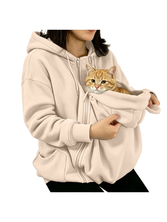 Women 2 in 1 Baby Carrier Jacket Maternity Winter Zip Up Coat Warm