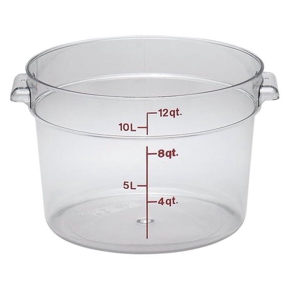 RFSCW12135 Round Storage Container, Clear, 12 Quart