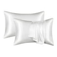 thumbnail image 1 of RFUGUG 2-Pack Luxury Silk Pillowcases - Premium 20*26in Satin Smooth Covers, Hypoallergenic, Anti-Aging & Anti-Hair Frizz, Elegant Gift for Her, Machine Washable, Queen Size, 1 of 6